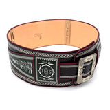 Federkiel-Fatsche mit Initialen JH, Marienmonogramm & IHS