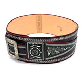 Federkiel-Fatsche mit Initialen JH, Marienmonogramm & IHS
