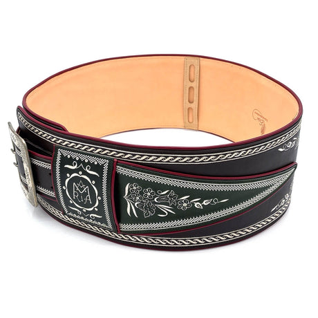 Federkiel-Fatsche mit Initialen JH, Marienmonogramm & IHS