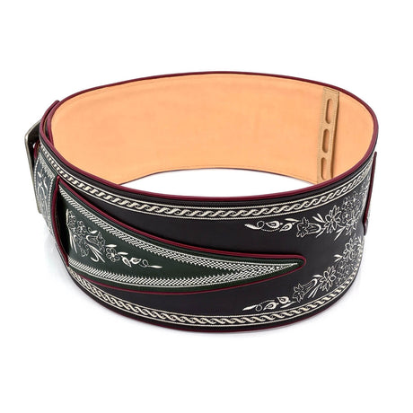 Federkiel-Fatsche mit Initialen JH, Marienmonogramm & IHS